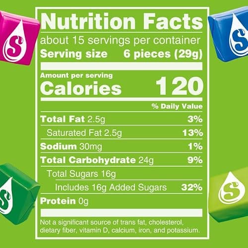 STARBURST Sour Chewy Candy Individually Wrapped Fruit Chew, Sharing Size, 15.6 Oz Resealable Bag thumbnail 2