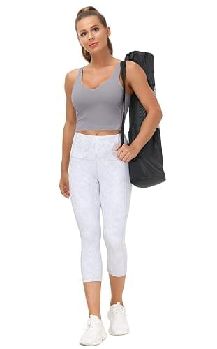THE GYM PEOPLE Womens' Sports Bra Longline Wirefree Padded with Medium Support thumbnail 6