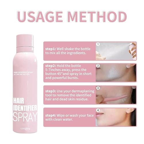 Hair Identifier Spray for Face Shaving，face hair identifier spray，Moisturizing And Skin Care Set Spray，suitable for all skin types (1 set) thumbnail 5