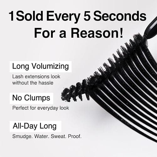 CLIO Kill Lash Superproof Mascara, Waterproof Mascara Black, Lengthening & Lifting for Defined Eyelash, Long-Lasting, Clump & Smudge-Free, for Sensitive Eyes, Korean Makeup Beauty (001 Long Curling) thumbnail 3