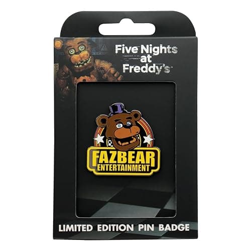 Five Nights at Freddy's Fazbear Entertainment Limited Edition Metal Pin Badge thumbnail 2