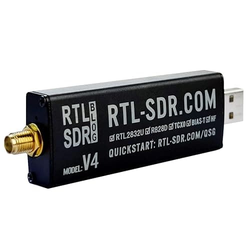 RTL-SDR Blog V4 R828D RTL2832U 1PPM TCXO HF Bias Tee SMA Software Defined Radio with Dipole Antenna Kit thumbnail 2