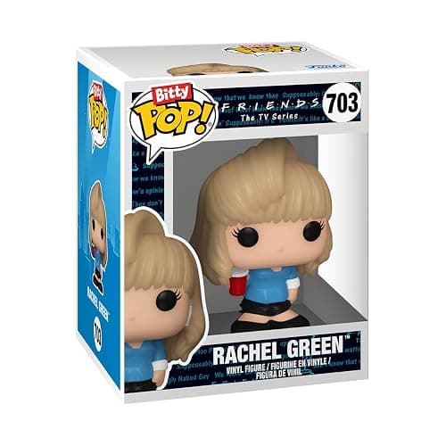 Funko Bitty POP! Friends - 80's Rachel, 4-Pack and A Surprise Mystery Mini Figure - 0.9 Inch (2.2 Cm) Collectable - Stackable Display Shelf Included - Gift Idea - Party Bags Stocking - Cake Topper thumbnail 4