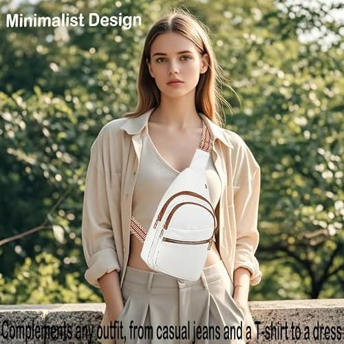 EVANCARY Small Sling Bag for Women Men, Sling Backpack Chest Daypack Crossbody Bag for Travel Outdoor Hiking thumbnail 2