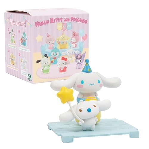 Hello Kitty Mini Figure Blind Box – 1 Random Character Included (Ode to Joy Series), Collect 1 of 8 Styles + 1 Secret, Sanrio Figure with Party Accessory, Base & Stackable Display Box thumbnail 5