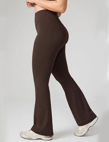 UNISSU Hugcurve No Front Seam High Waisted Flare Leggings for Women Bootcut Yoga Pants Buttery Soft - 29.5''/31.5''/33.5'' thumbnail 3