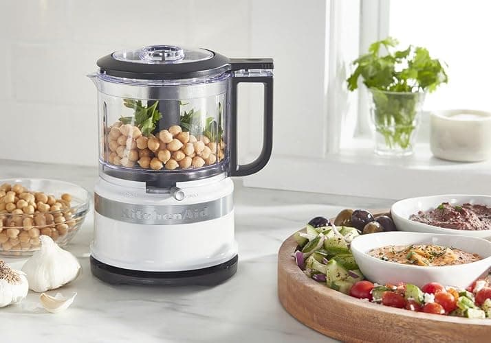 KitchenAid 3.5 Cup Food Chopper, KFC3516WH, White | Dishwasher-safe Work Bowl, Stainless Steel Multi-Purpose Blade, 2 Speeds Plus Pulse, Easy Cord Wrap thumbnail 2