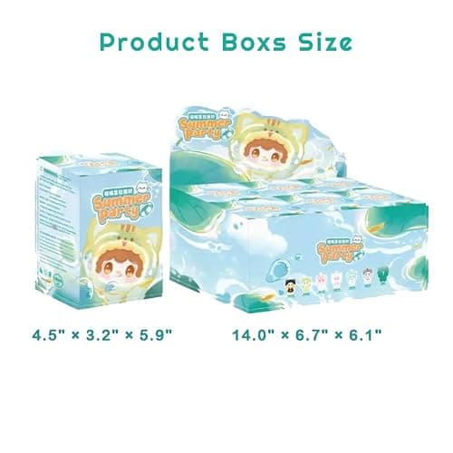 Triiter Yooki Meow Summer Party Series Plush Blind Box 1PC(1 of 7 Possible Styles) Cute Figures Collectible Toys Birthday Gifts (1Pcs BlindBox) thumbnail 4