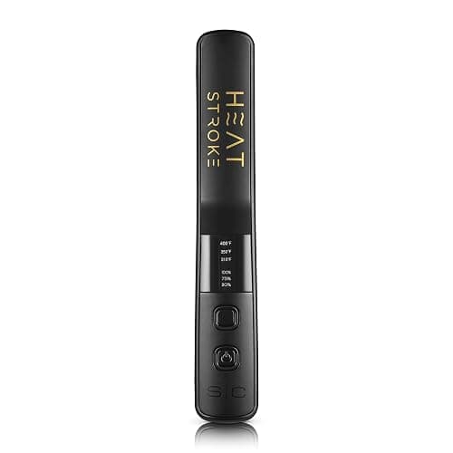 StyleCraft Heat Stroke Beard & Styling Hot Brush, Cool Touch Tips Anti-Scold, Hair Straightener, Black thumbnail 4