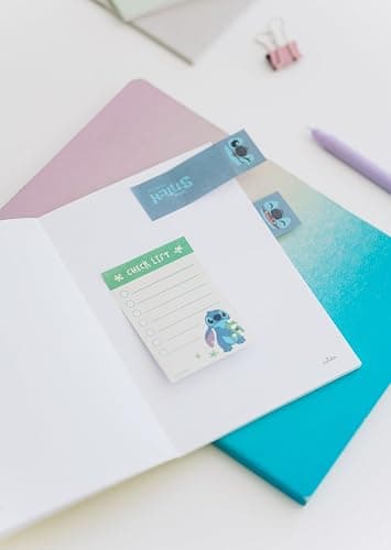 Grupo Erik Disney Stitch Sticky Notes Set | 6 Notepads in Different Sizes | Cute Sticky Notes | Stitch Gifts | Stitch Disney Gifts | Stitch Stationery, BNA007 thumbnail 6
