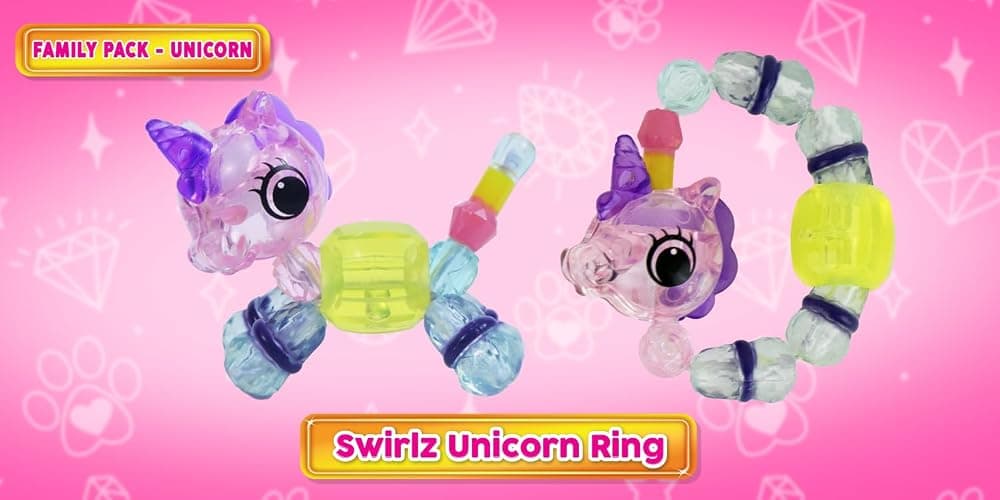 Twisty Petz Family Pack Unicorns, Includes Two Bracelets and Four Rings. For ages 6-12 thumbnail 10