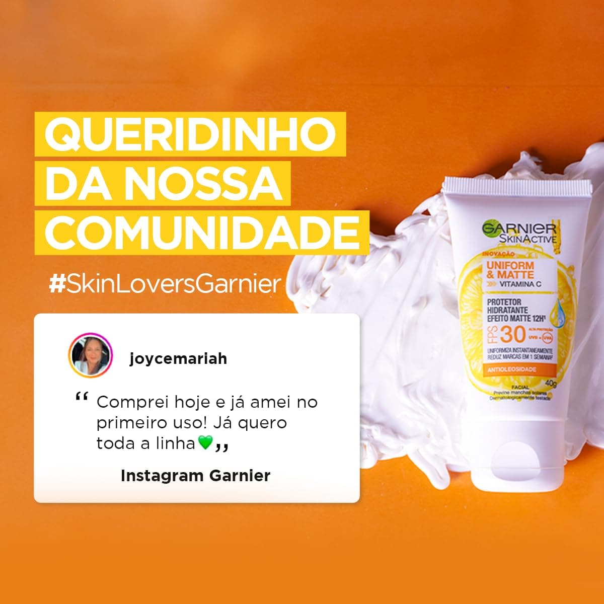 Garnier Uniform & Matte Protetor Solar Facial FPS 30, Sem Cor, 40g | Vitamina C, AHA de Limão e Silicair, Controle de Oleosidade, Efeito Matte 12h, Reduz Marcas, Fórmula Vegana thumbnail 7