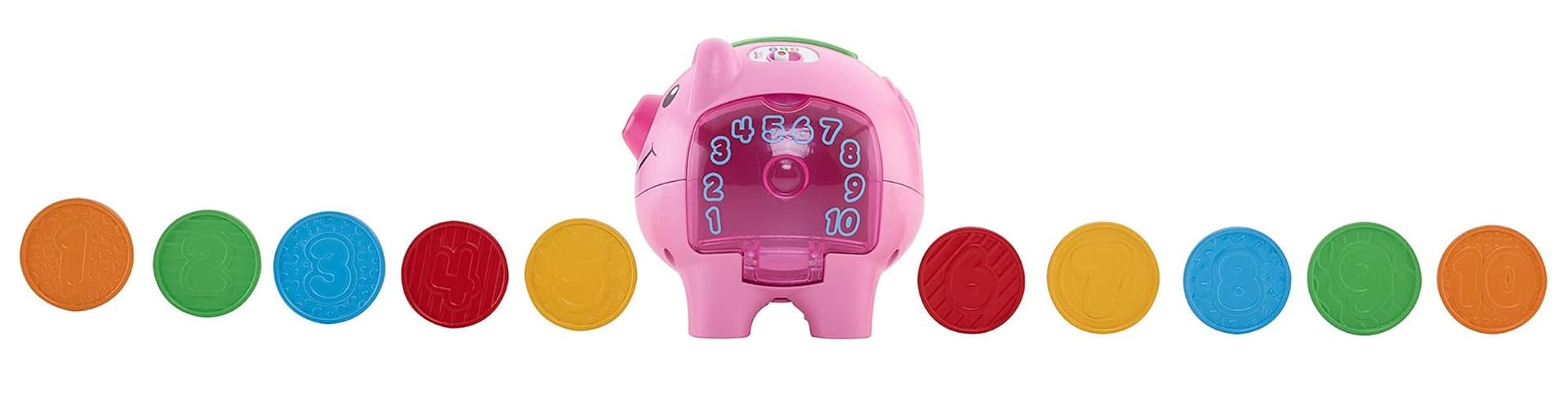 Fisher-Price Baby & Toddler Toy Laugh & Learn Smart Stages Piggy Bank with Educational Songs & Phrases for Infants Ages 6+ Months (Amazon Exclusive) thumbnail 7
