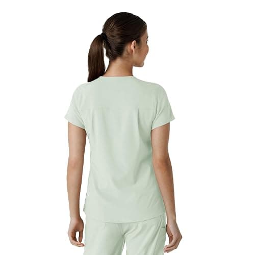 Carhartt Force Cross-Flex Women's Tuck-in Scrub Top, Big Sky, S thumbnail 3