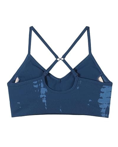 AUROLA Serpent Seamless Sports Bras for Women,Backless Padded Strappy Workout Gym Yoga Crop Tops thumbnail 2