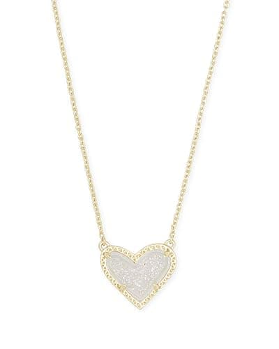 Kendra Scott Ari Heart Adjustable Length Pendant Necklace for Women, Fashion Jewelry - Image 1