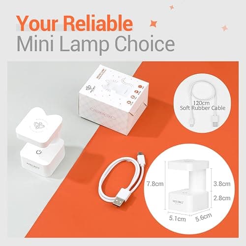 modelones Mini UV Light for Gel Nails Flash Curing 2 Timers Nail Stuff | White UV Light for Gel Nails Fast Extension System, Portable Manicure UV LED Light for Gel Nail Polish DIY Nail Art thumbnail 7
