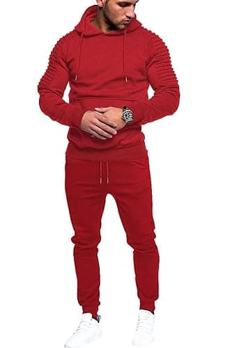COOFANDY Men's Tracksuit 2 Piece Hoodie Sweatsuit Sets Casual Jogging Athletic Suits - Image 1