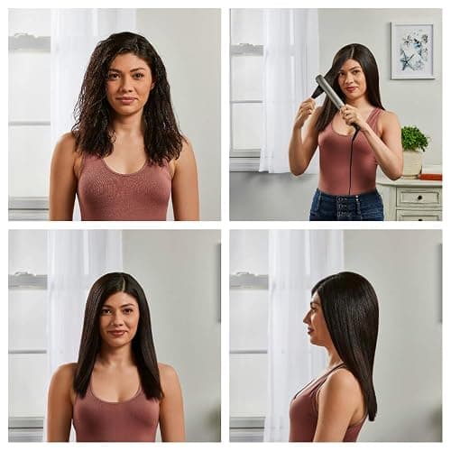Remington Glätteisen Profi [Hitzeschutzsensor um Haarschäden zu verringern] Keratin Protect (hochwertige Keratin-Keramikbeschichtung mit Mandelöl) Digitales Display, 160-230°C, Haarglätter S8593 | Hitzeschutzsensor zur Verringerung von Haarschäden, Federnd gelagerte Stylingplatten, 15 Sekunden Aufheizzeit thumbnail 7