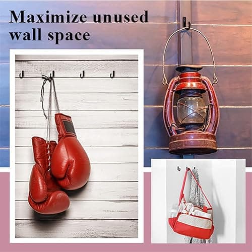 10 Pieces Zinc Alloy Antique Wall Mounted Delicate Small Hooks With Screws for Home Hanging Keys, Towel, Hat, Coat, Kitchen Supplies etc (Bronze) thumbnail 5
