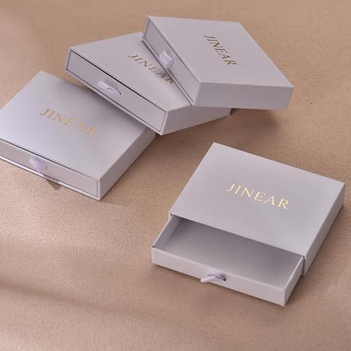 JINERA 5 Pairs Stud Earrings for Women 14K Plated Gold/Silver Pearl Ball Small Stud Earrings Set Cartilage Piercing Hypoallergenic Lightweight Flatback Earrings Jewelry Gifts for Women thumbnail 8