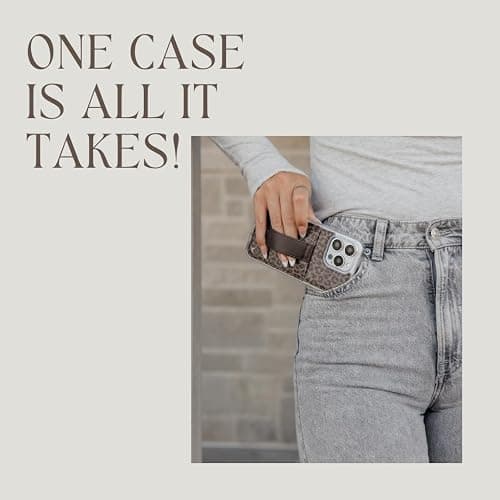 WALLI CASES for iPhone 16 Pro Max Case Aesthetic Wallet Phone Case Card Holder, Securely Holds up to 2 Cards - Cute, Trendy Phone Cover for Women, fits iPhone 16 Pro Max, with Kickstand & Finger Strap thumbnail 6