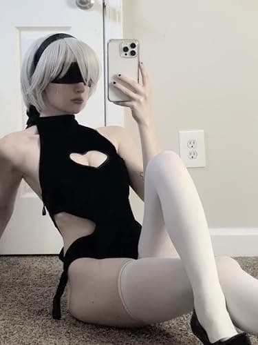 KORURACLUB women's black lingerie backless bodysuit corset top sexy bodysuit thumbnail 6