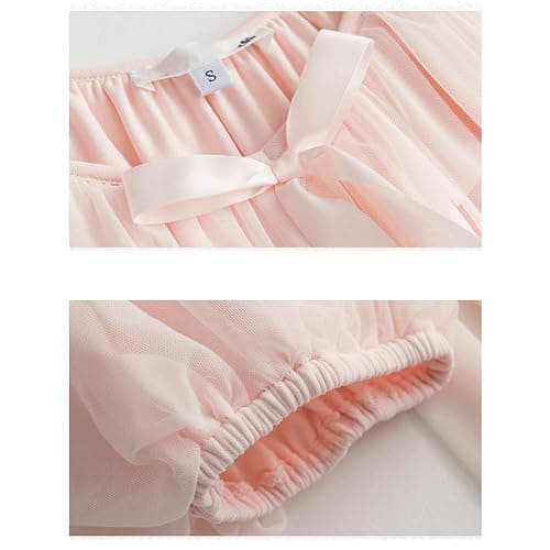 SINGINGQWEEN Women's Vintage Victorian Nightgown Long Sleeve Sheer Sleepwear Pajamas Nightwear Lounge Dress thumbnail 8