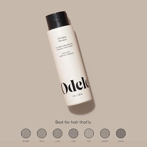 Odele Clarifying Sulfate-Free Shampoo, a Deep Weekly Clean that Removes Buildup for All Hair Types & Textures, 13 Fl Oz thumbnail 3