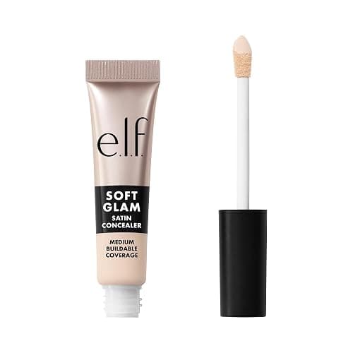 e.l.f. Soft Glam Satin Concealer, Medium Coverage for Blemishes & Under-Eye, Crease-Resistant, Long-Lasting, Vegan & Cruelty-Free, 10 Fair Cool - Image 1