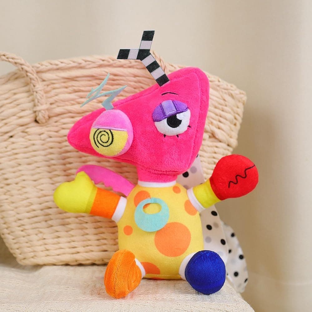 VAOUX Digital Circus Plush,The Amazing Plushies Toy,Stuffed Animal Plushie Doll Gift for Kids and Fans (Zooble) thumbnail 5
