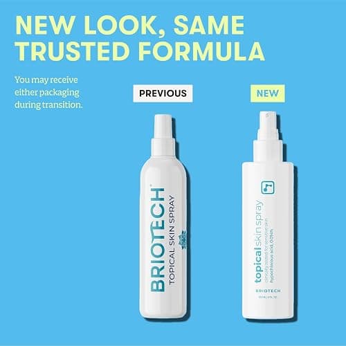 BRIOTECH Topical Skin Spray, Hypochlorous Acid Spray for Sensitive Skin, HOCl Facial Mist, Full Body Support Against Irritation, Calm Redness, Soothe Foot & Scalp, 8 oz (1 Pack) - 8 Ounce (Pack of 1) thumbnail 5