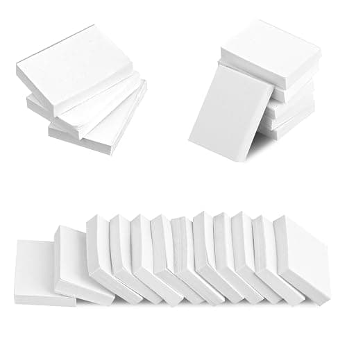 100pcs Blank Miniature Books, 1:12 Scale Mini Dollhouse Book Ornaments White Tiny Notebook Model Small Opening Book Toys for Dollhouse Bookshelf Decoration Pretend Play Supplies - Image 1
