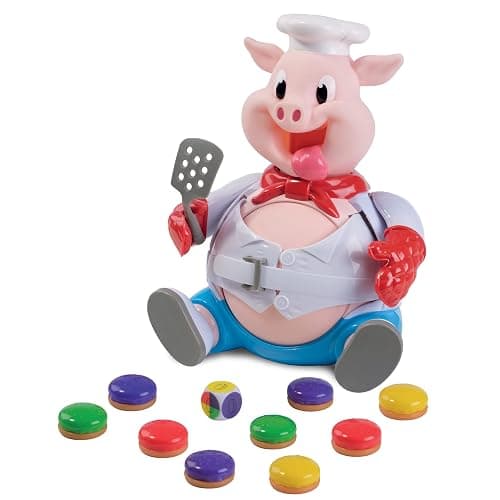 Goliath Pop The Pig - Bigger & Better - Belly-Busting Fun as You Feed Him Burgers and Watch His Belly Grow, Multi Color thumbnail 4