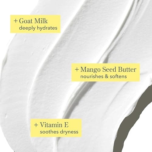 Beekman 1802 Whipped Body Cream – Moisturizes & Softens Skin with Goat Milk, Mango Seed Butter & Vitamin E – 8 oz – Vanilla Absolute thumbnail 2