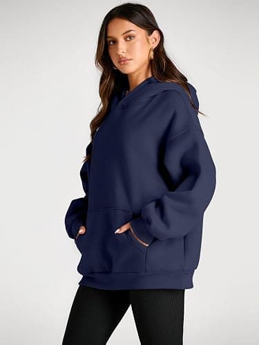 Trendy Queen Womens Oversized Hoodies Fleece Sweatshirts Fall Fashion Pullover Sweaters Winter Clothes thumbnail 3