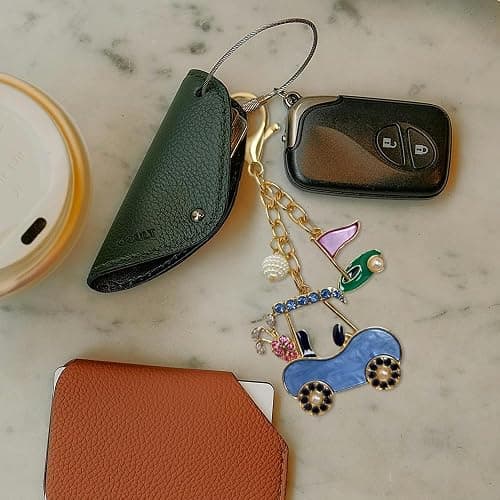 Madison Tyler Western Cowboy Boots Cherry Bow Bubble Tea Strawberry Cute Keychain | Bag Charms for Handbags Purse Charms thumbnail 5