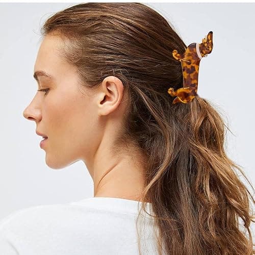 Cute Dachshund Claw Clips, Cellulose Acetate Hair Clips, Dog Hair Barrettes Hair Accessories for Women Girls thumbnail 6