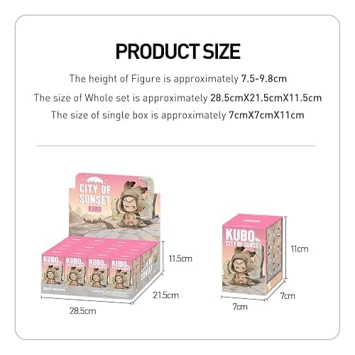 POP MART KUBO City of Sunset Series Figures 1Box Articulated Character Premium Design Gifts for Women Fan-Favorite Collectible Toy Art Toy Action Figure thumbnail 3