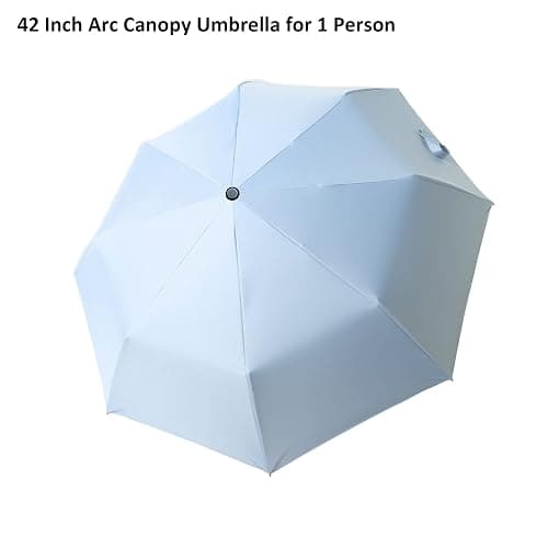 BAODINI Small UV Protection Travel Umbrella Compact for Rain and Sun UPF 50+ Windproof Portable 42 inch Umbrella for Women and Men thumbnail 5