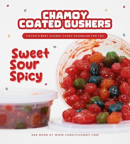 YaBoy Chamoy Gusherz | Sweet & Sour Fruit Gusherz | TikTok Chamoy Candy thumbnail 2
