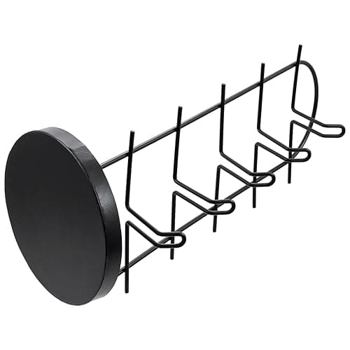 MyGift Modern Black Metal 5-Tier Sunglasses Display Stand with Jewelry Tray, Retail Eyewear Holder thumbnail 7