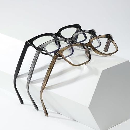 kachawoo Blaues Licht Blocking Gläser für Männer Frauen Mode Gläser Rahmen TR90 Eyewear Square Brillen thumbnail 6