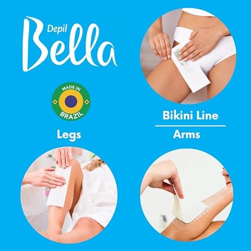Depil Bella Brazilian Roll On Wax Honey and Propolis Depilatory | Body Waxing, Hair Removal Wax-Cartridge | For Men and Women | Home Self Waxing | Sensitive Skin | Dermatologically Tested | Painless thumbnail 5