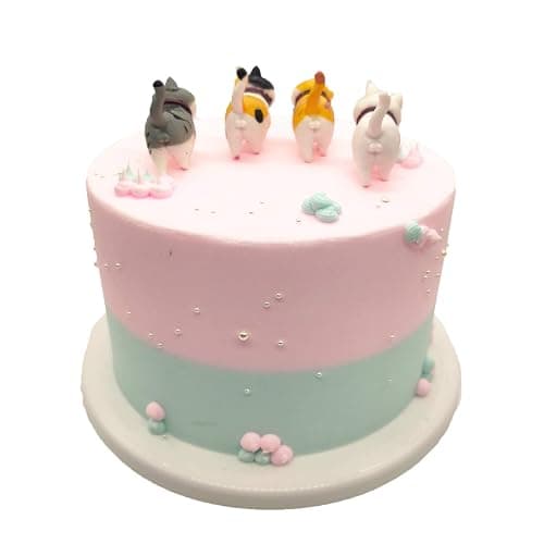Halloluck 9 Pcs Cute Miniature Cat Figure Animal Cat Characters Decor Mini Figure Collection Decor, Cake Topper, Plant, Automobile Decoration,Landscape Scenes thumbnail 9