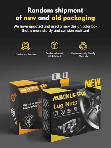 MIKKUPPA M12x1.5 Lug Nuts - Replacement for Ford Fusion Focus Escape, Honda Accord Civic CRV, Chevy Cruze Malibu, Dodge Journey, Jeep Compass Patriot Aftermarket Wheel, 20pcs Chrome Closed End Nuts thumbnail 9