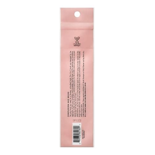 e.l.f. Complexion Duo Brush, Makeup Brush For Applying Foundation & Concealer, Creates An Airbrushed Finish, Made With Vegan, Cruelty-Free Bristles thumbnail 6