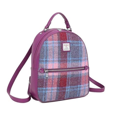 Strathurie Of Scotland Harris Tweed Backpack Lightweight Travel & Everyday Bag with Adjustable Straps thumbnail 6