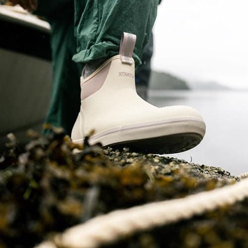 Xtratuf Womens Ankle Deck Pull On Casual Boots Ankle - Off White thumbnail 3