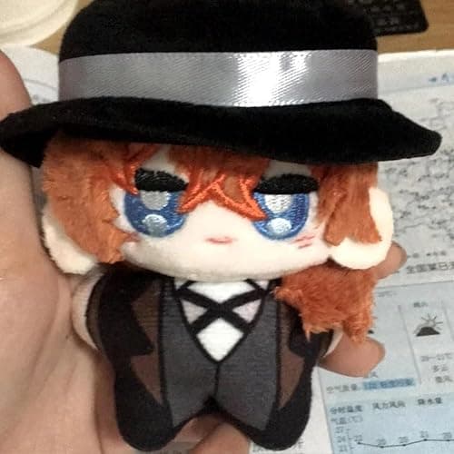 QAHEART BSD Plush Nakahara Chuuya Soft Figure Anime Plushies Stuffed Pillow Schoolbag Wallet Pendant Charm Mini Hug Pillow Decoration thumbnail 3